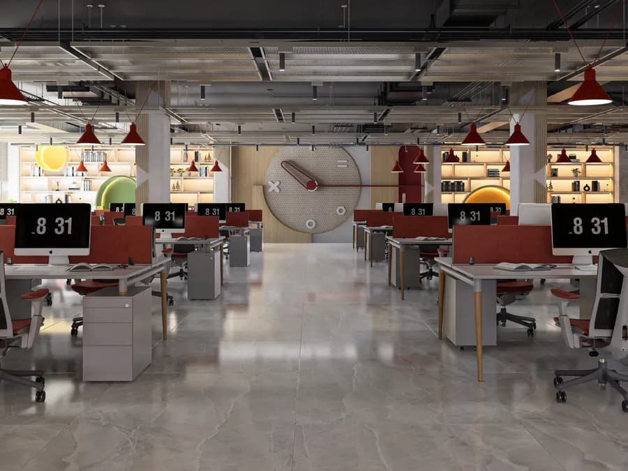 Modern corporate office interior design in Bangladesh
