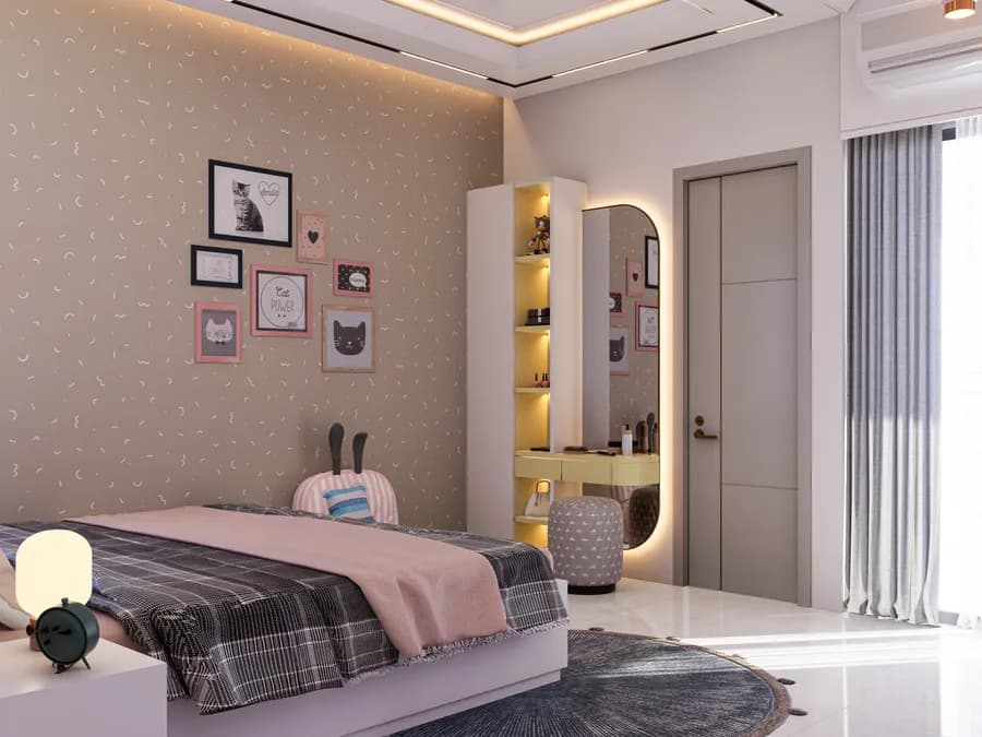 Modern toddler room interior with playful theme in Dhaka