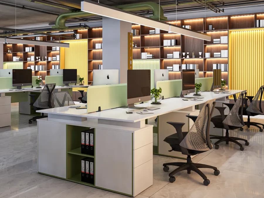 Commercial interior design in Bangladesh — corporate office, restaurant, and showroom projects by Interior Villa