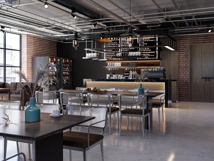 Modern restaurant interior design in Dhaka with cozy seating