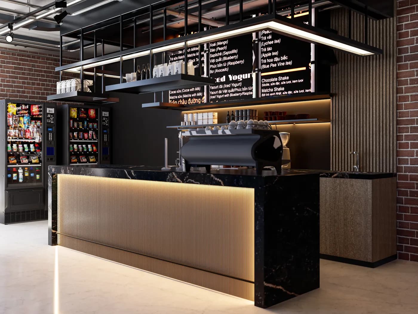 Luxury restaurant interior design with stylish dining setup in Bangladesh