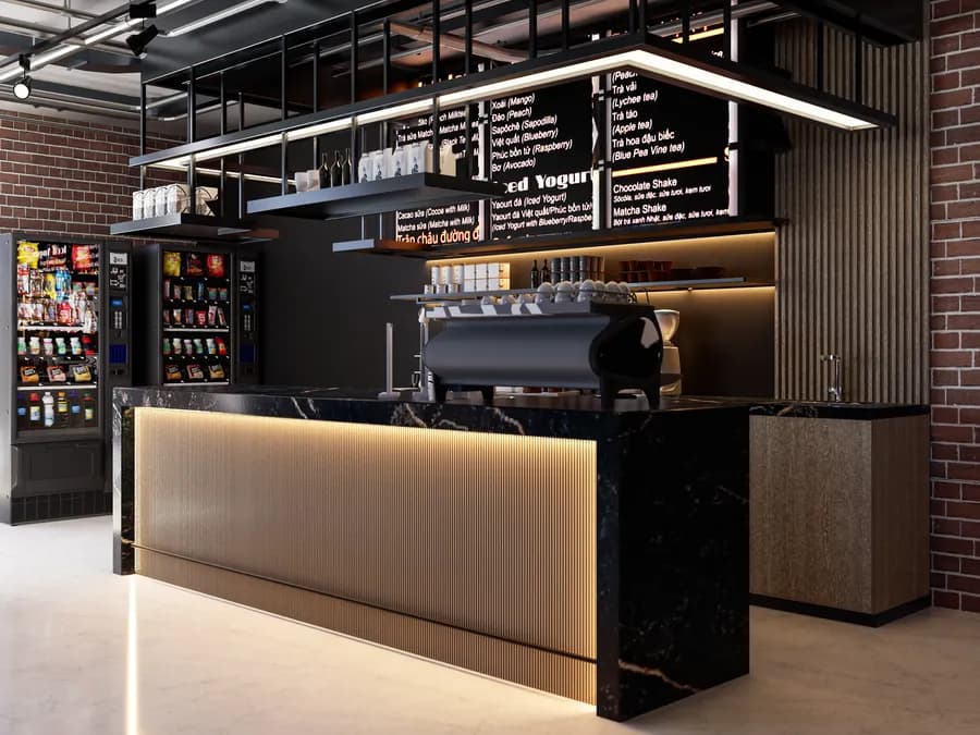 Luxury restaurant interior design with stylish dining setup in Bangladesh