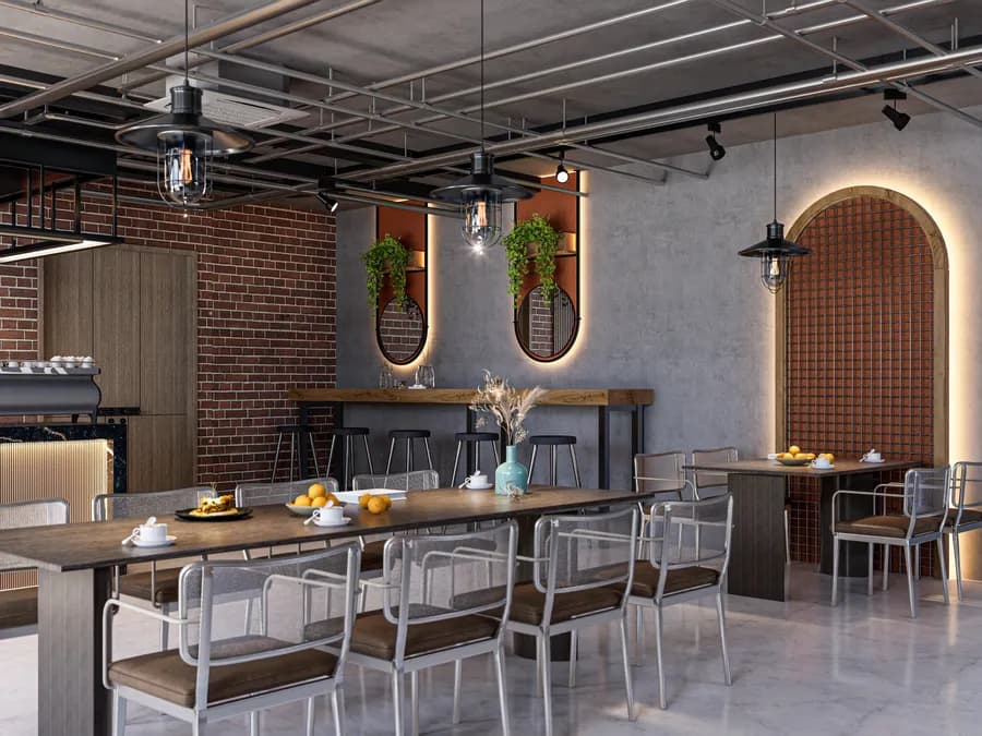 Elegant fine dining restaurant interior design in Bangladesh