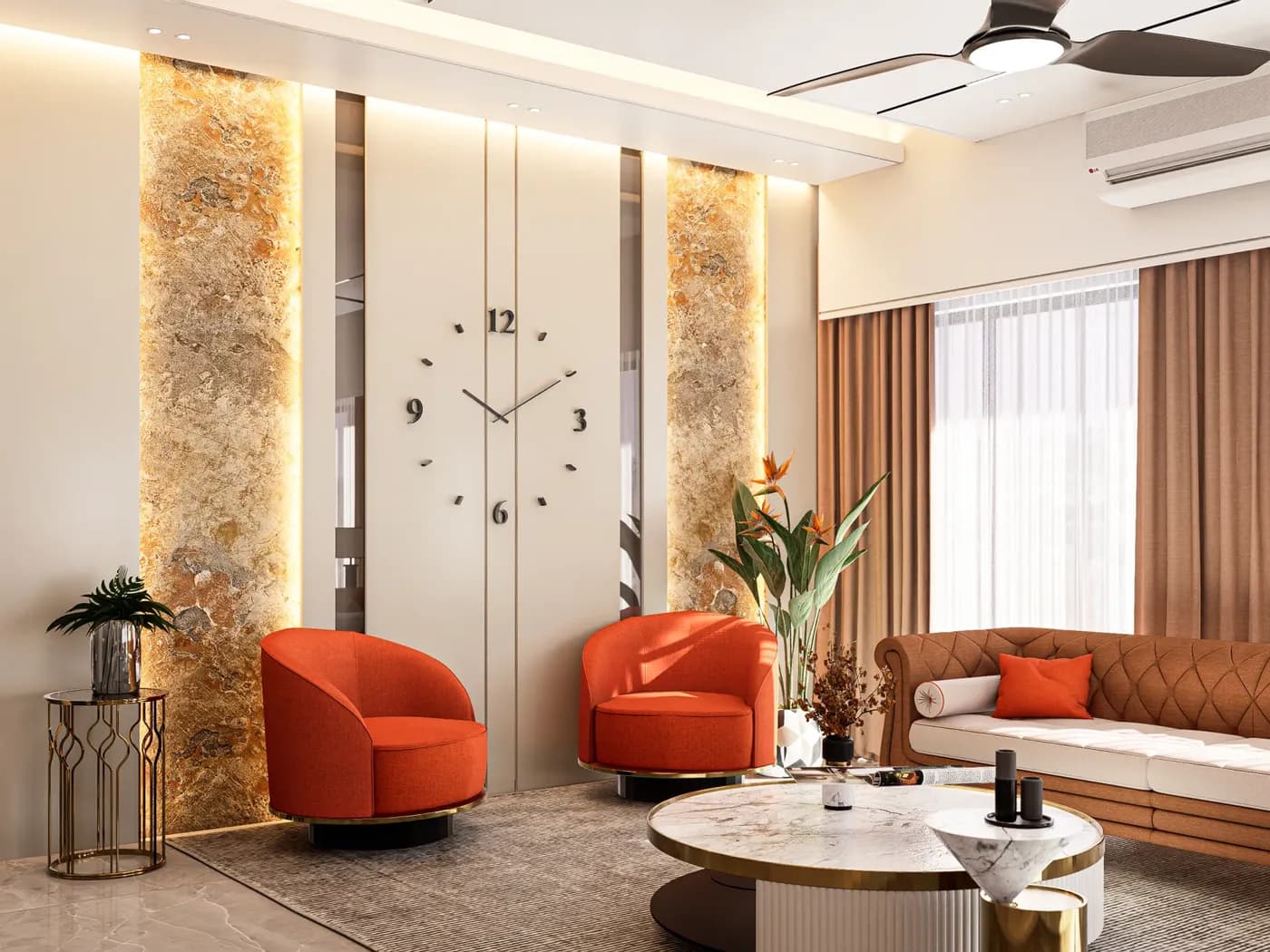 Apartment Living Room Design Gulshan 2 5
