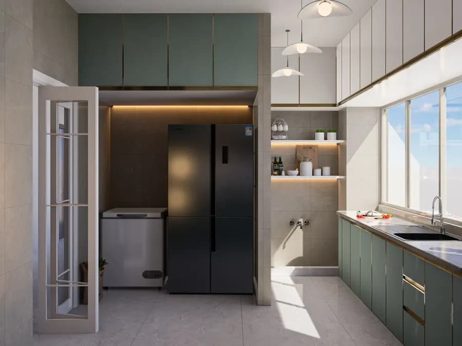 Designer modular kitchen cabinets by Interior Villa Bangladesh