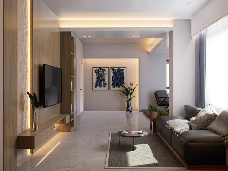 Stylish duplex home interior design in Bangladesh