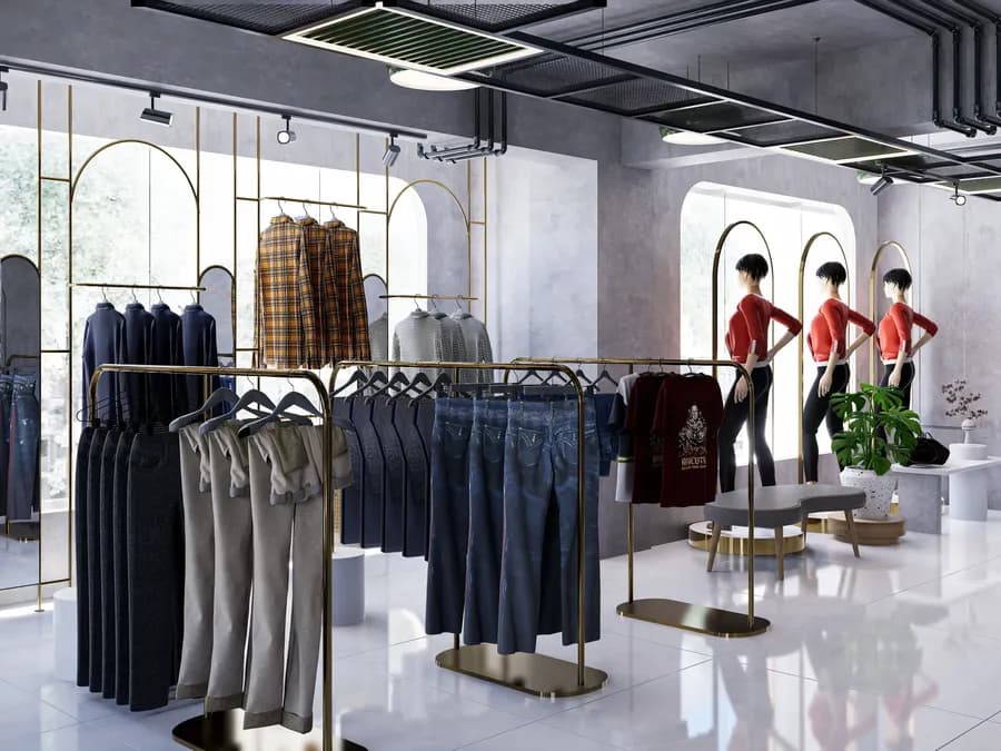 Retail fashion showroom design in Bangladesh by Interior Villa