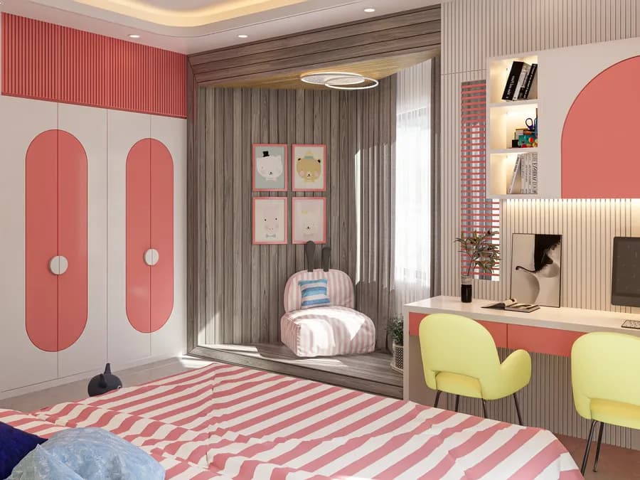 Modern child bedroom interior design in Dhaka
