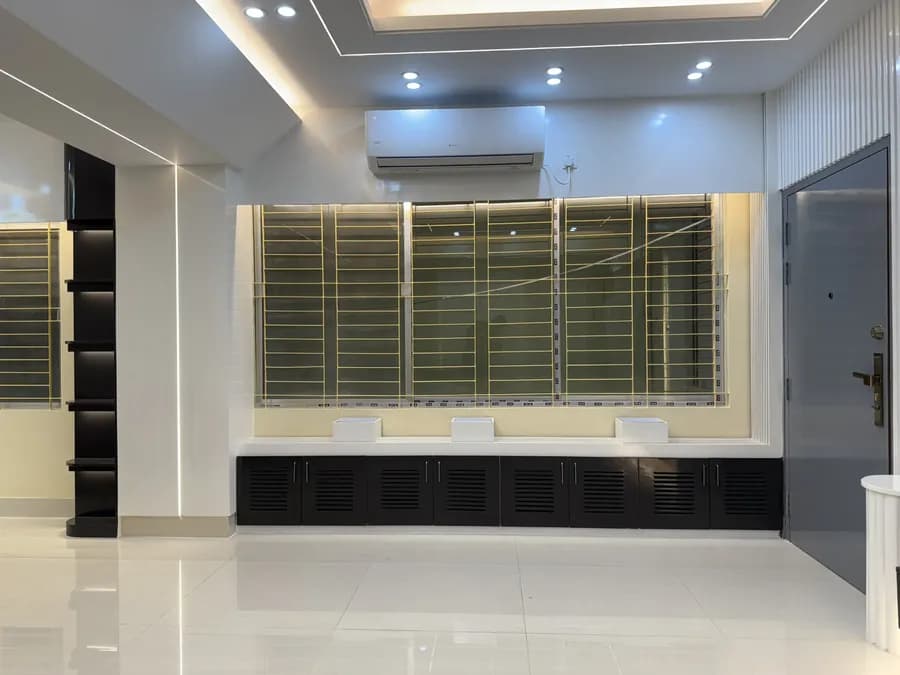 Elegant and functional living-dining room design