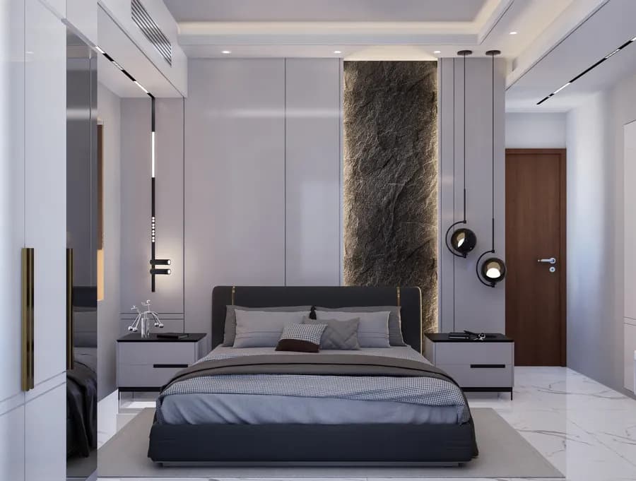 Luxury master bedroom interior design in Gulshan Dhaka