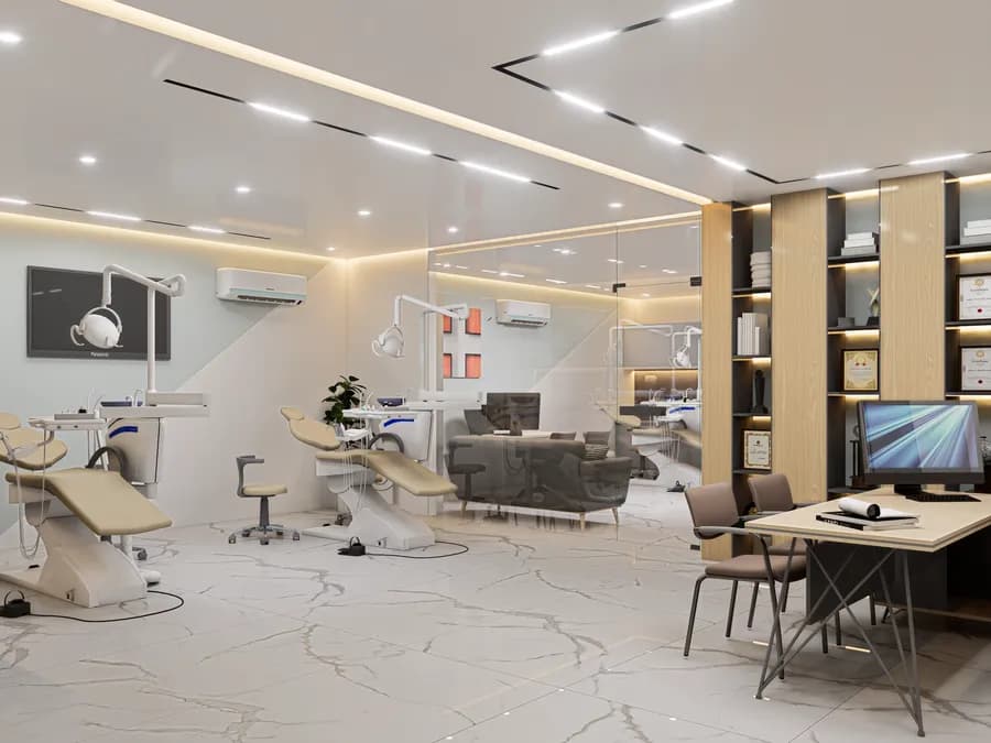 Modern dental clinic interior design in Dhaka