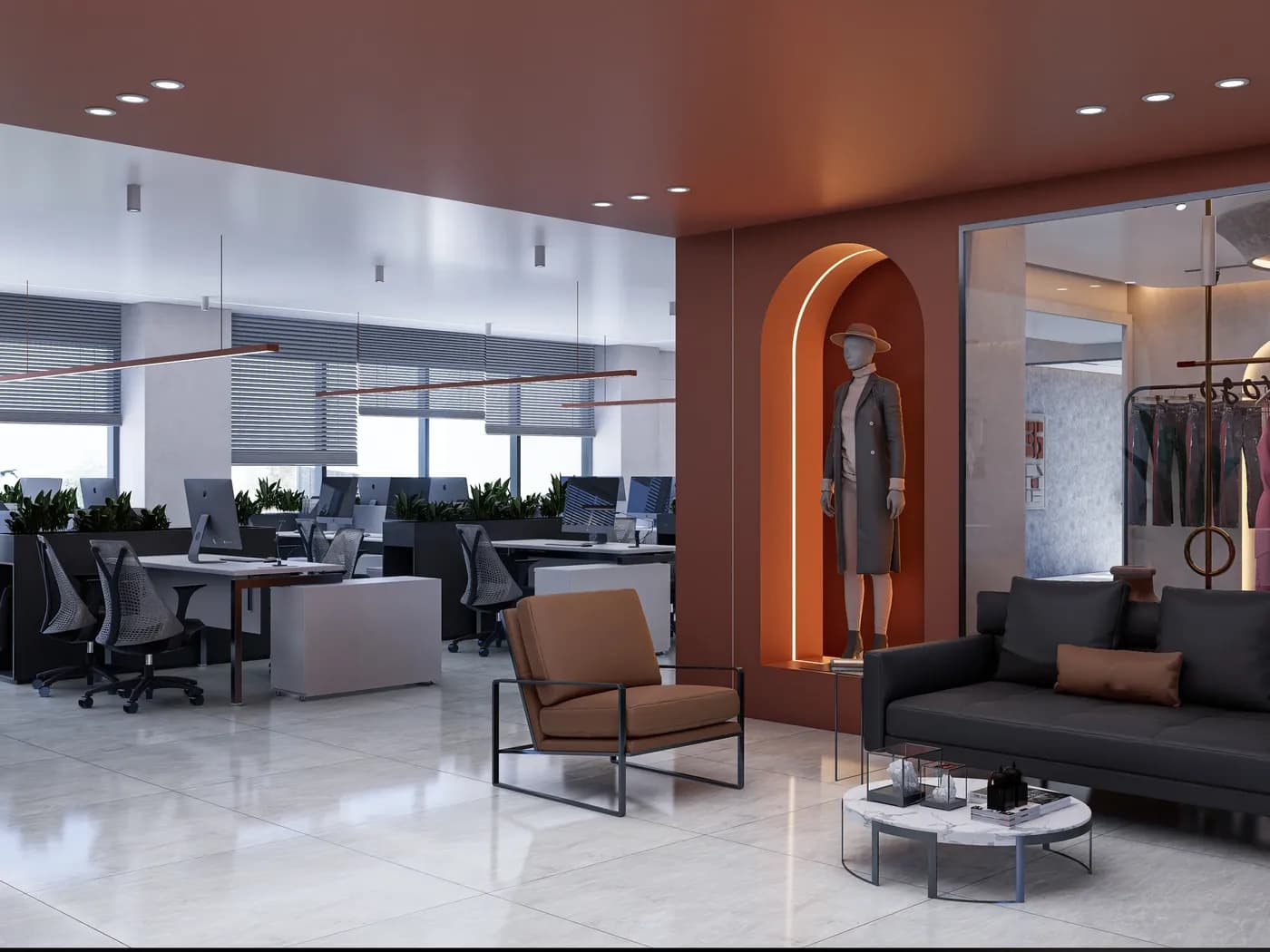 Modern buying house office interior design in Bangladesh