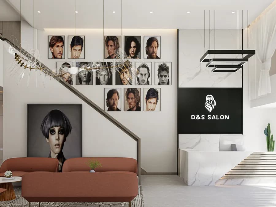 Professional barber station interior design in Bangladesh