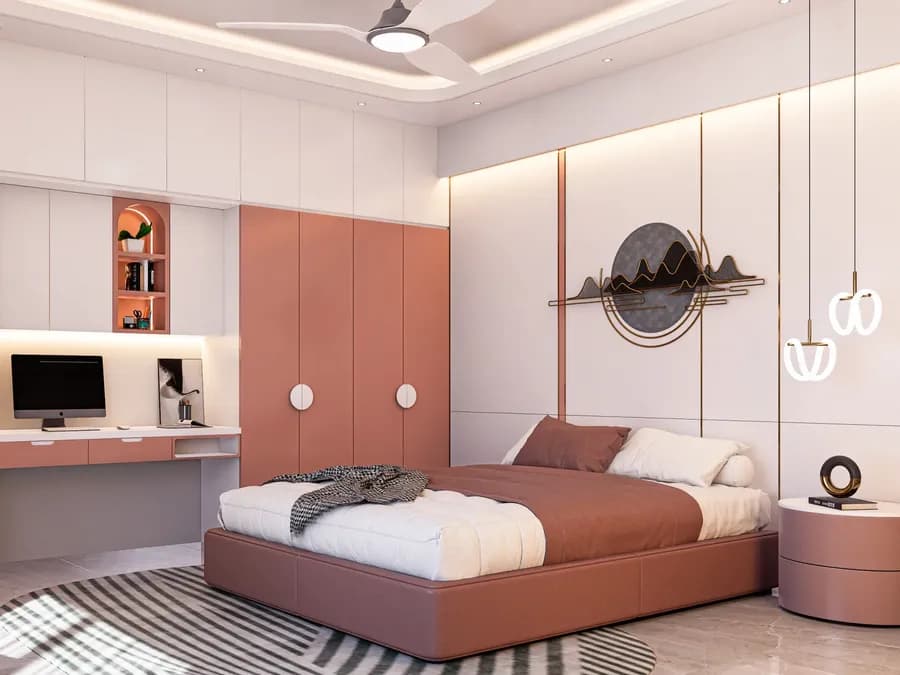 Apartment Bedroom Design Option 2 Gulshan 2 5