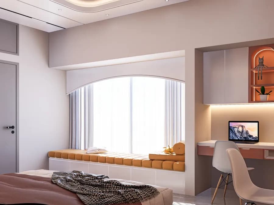 Apartment Bedroom Design Option 2 Gulshan 2 6