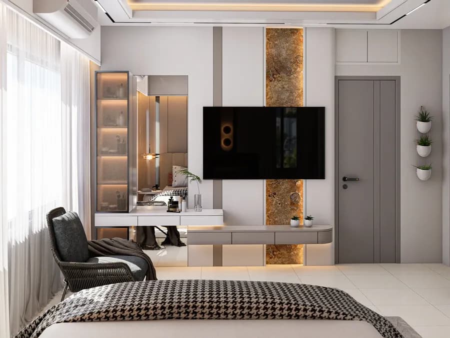 Apartment Bedroom Tv Unit Gulshan 2 2