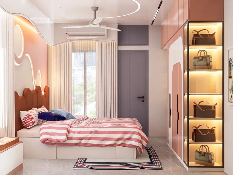 Apartment Girls Bedroom Design Adabor 12