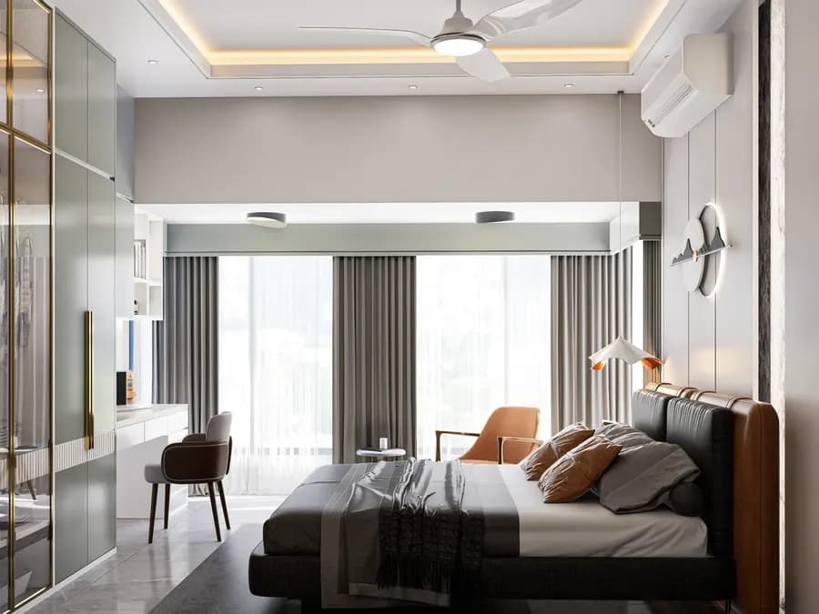 Apartment Guest Bedroom Design Gulshan 2 3