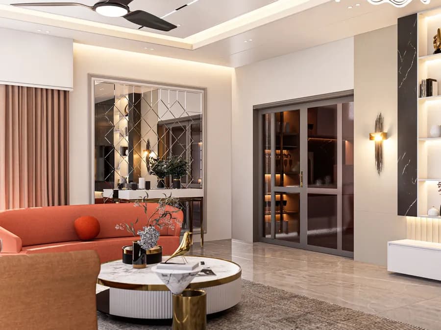 Apartment Living Room Design Gulshan 2 4