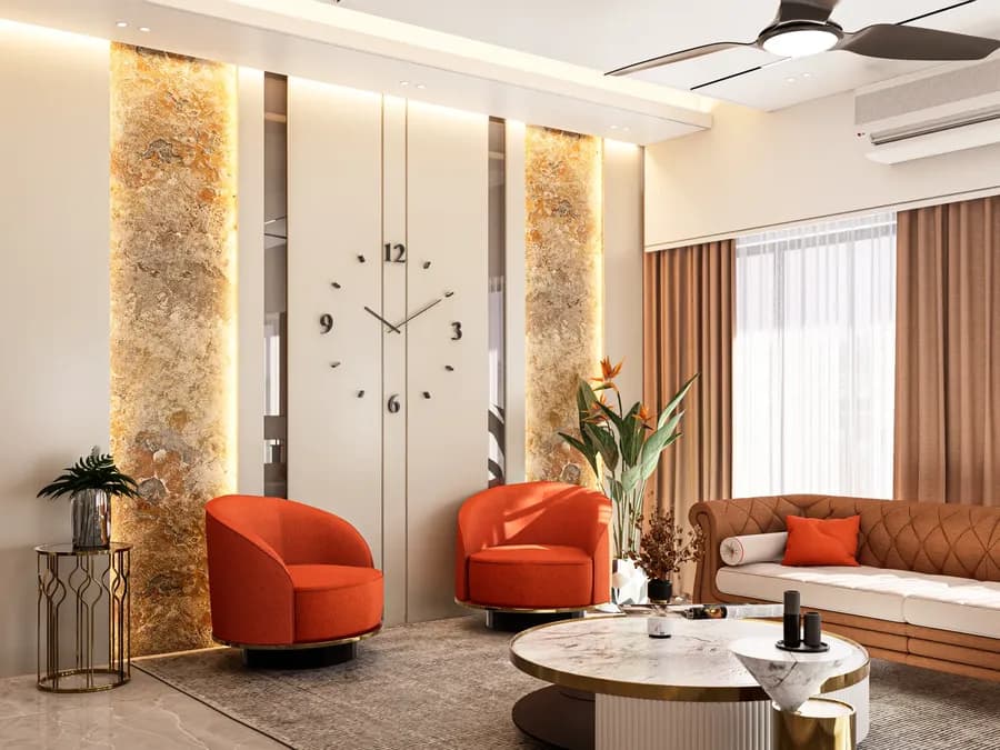 Apartment Living Room Design Gulshan 2 5