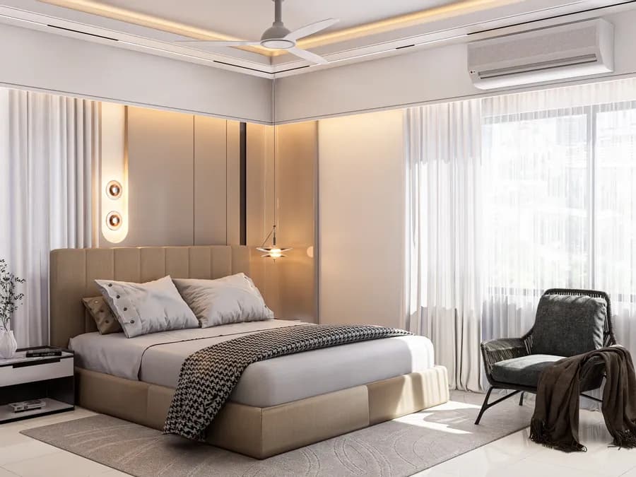 Apartment Master Bedroom Design Gulshan 2 2
