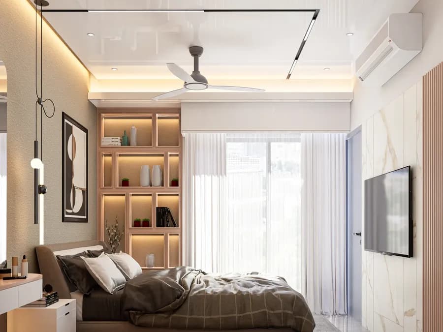 Apartment Parents Bedroom Design Adabor 3