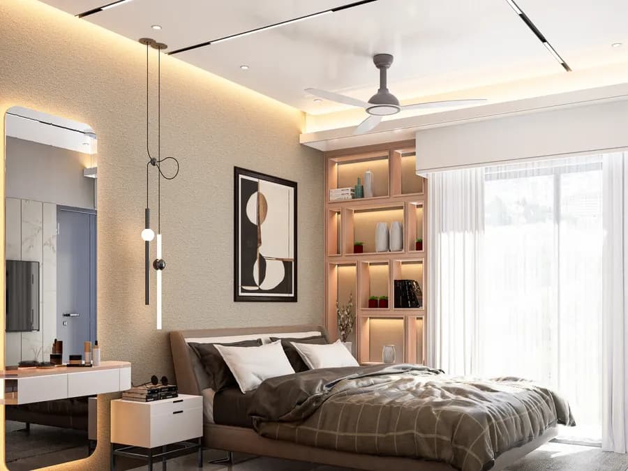Apartment Parents Bedroom Design Adabor 5