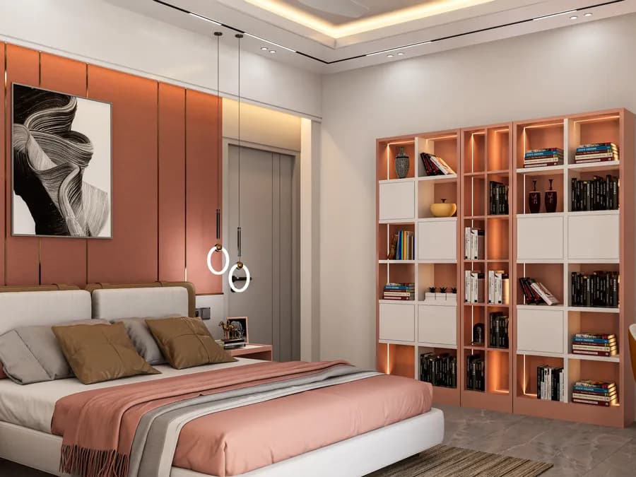 Apartment Reading Room Design Gulshan 2 4