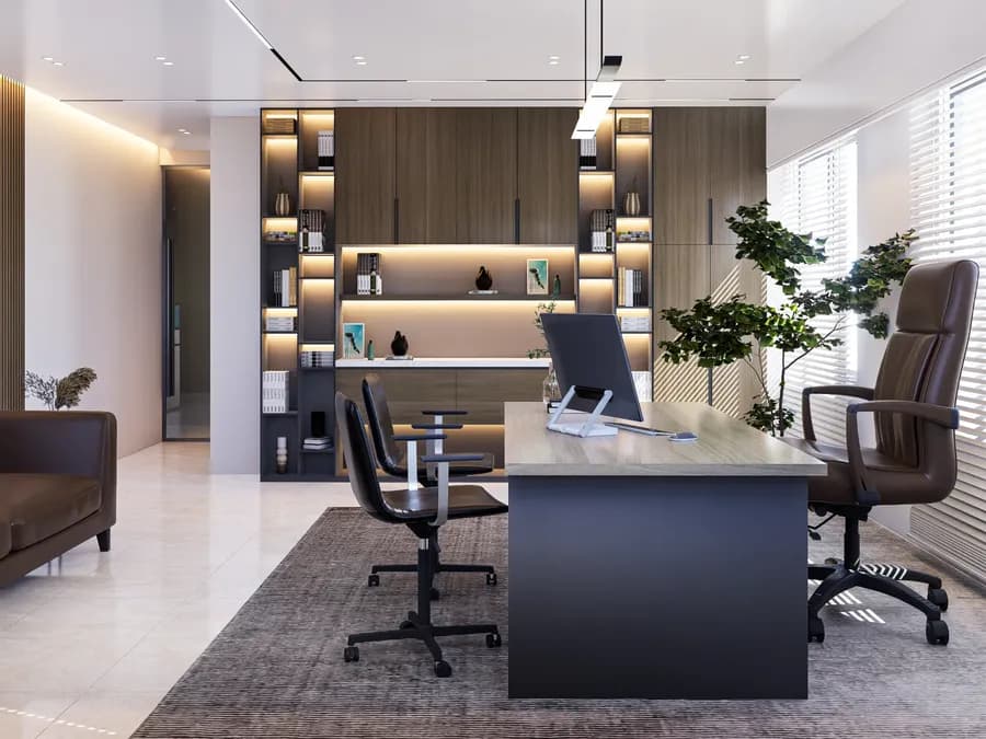 Call Center Interior Design Dhaka Manager Cabin 2
