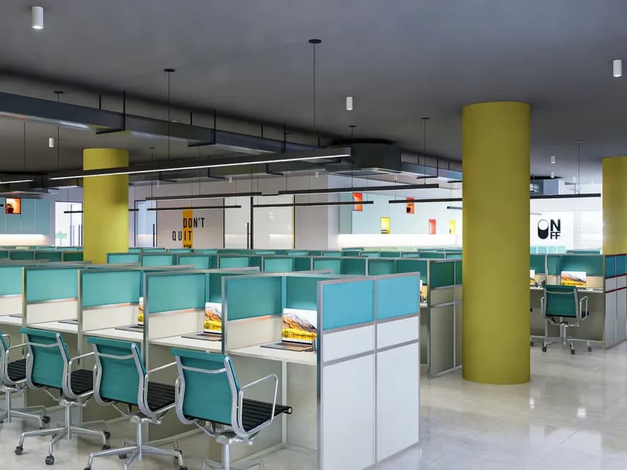 Call Center Interior Design Dhaka Workstation 3