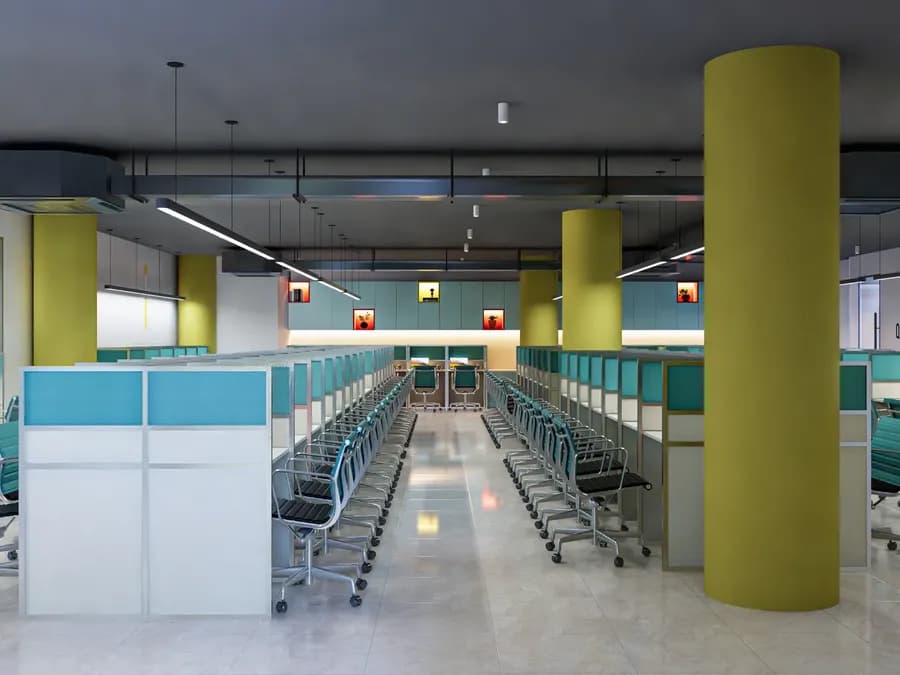 Call Center Interior Design Dhaka Workstation 4