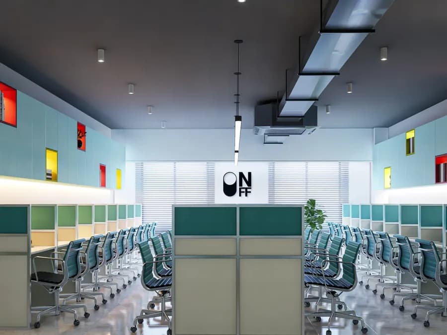 Call Center Interior Design Dhaka Workstation 5
