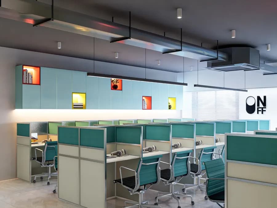 Call Center Interior Design Dhaka Workstation 6