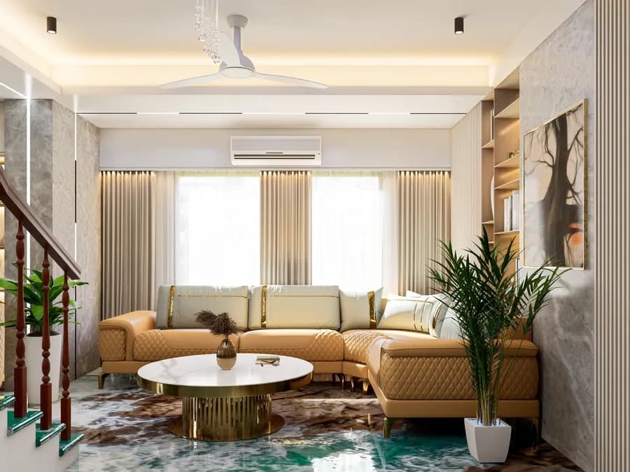Duplex Living Room Interior Coxs Bazar 2