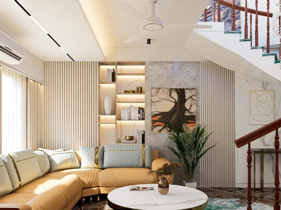 Duplex Living Room Interior Coxs Bazar 3