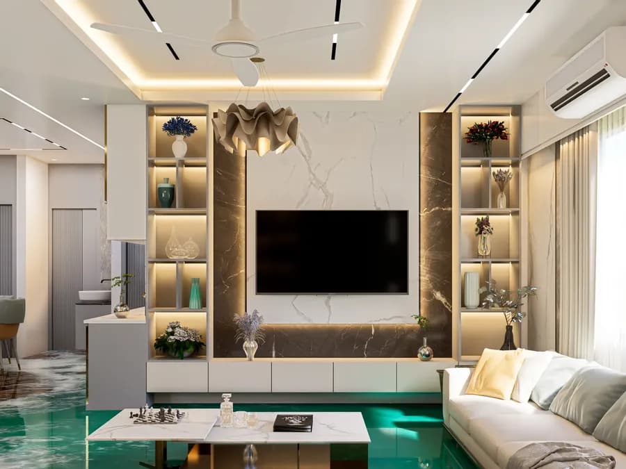 Duplex Living Room Interior Coxs Bazar 4