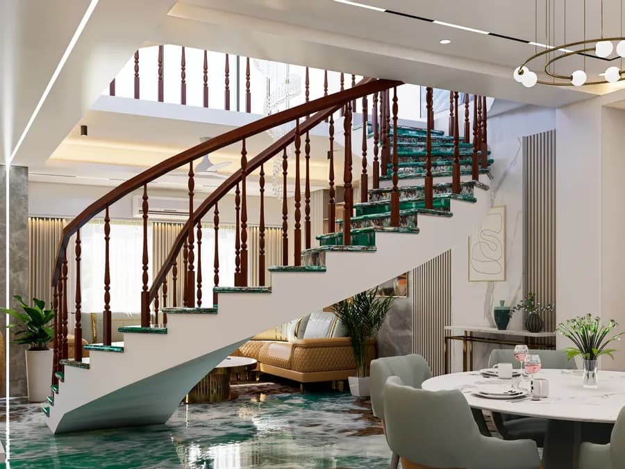 Duplex Staircase Design Coxs Bazar 1