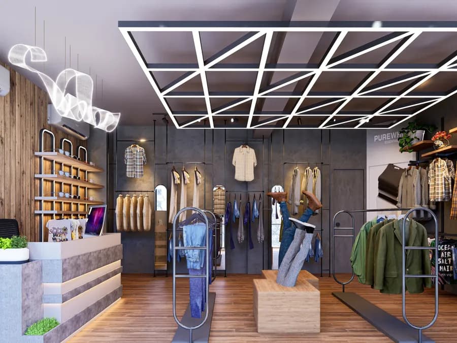 Fashion Showroom Interior Design Dhaka Cash Counter 1