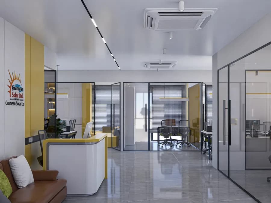 Grameen Solar Office Interior Dhaka Reception 1