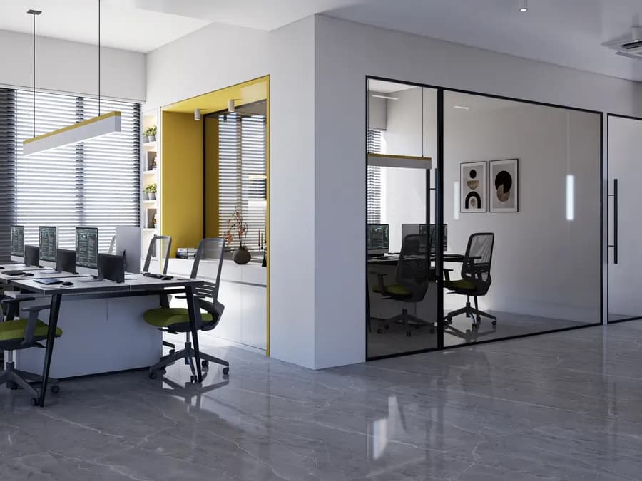 Grameen Solar Office Interior Dhaka Workstation 1