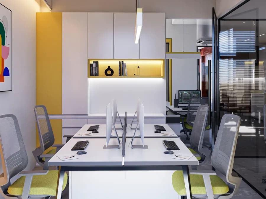 Grameen Solar Office Interior Dhaka Workstation 6