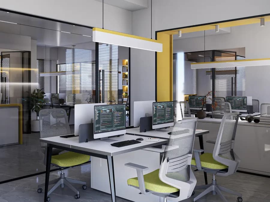Grameen Solar Office Interior Dhaka Workstation 8