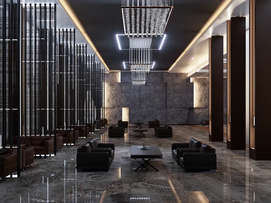 High-end hotel interior design project by Interior Villa