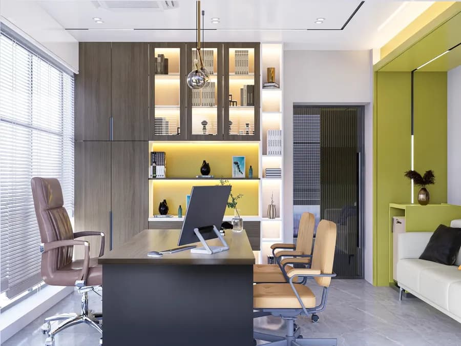 Office Interior Design Jigatala Executive Cabin 2