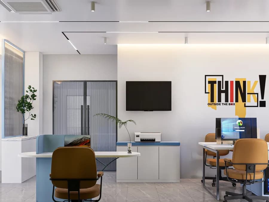 Office Interior Design Jigatala Reception 1