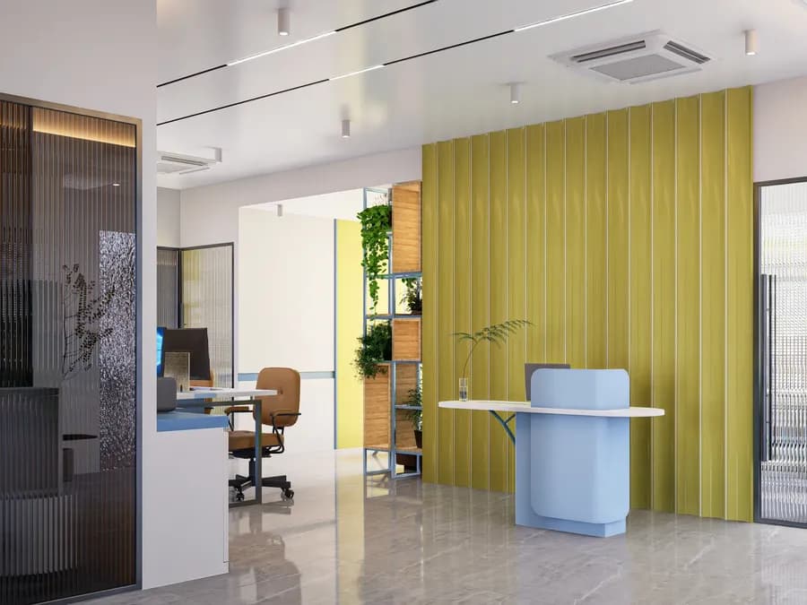 Office Interior Design Jigatala Reception 3