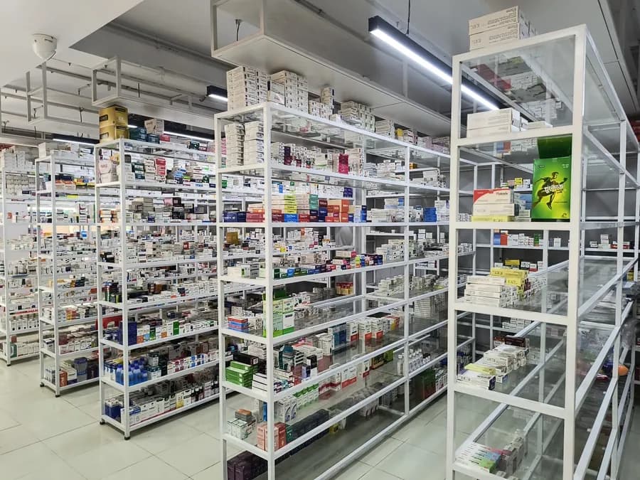 Pharmacy And Departmental Store Modhukhali Medicine Shelves 2