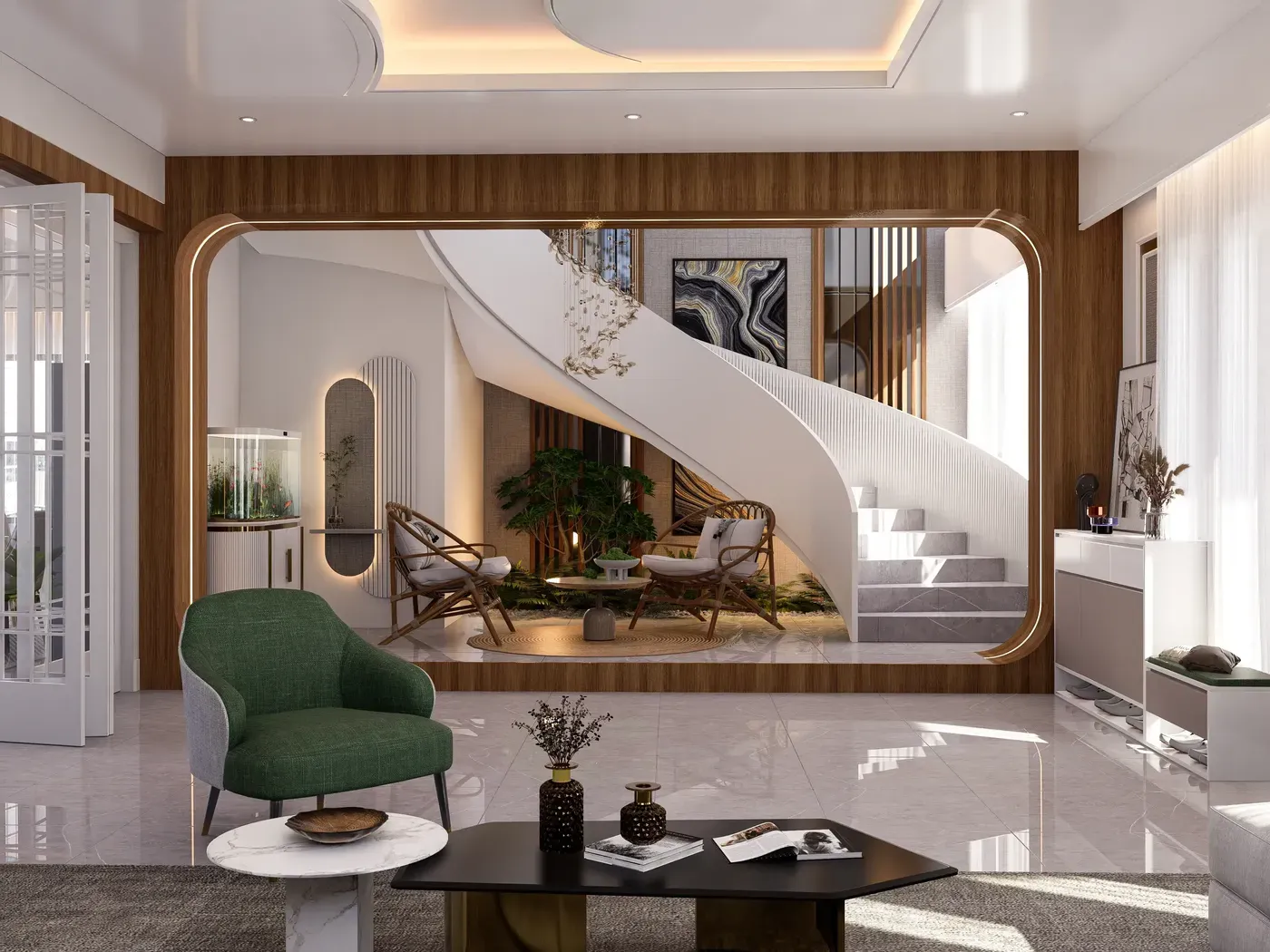 Modern Duplex By Interiorvilla